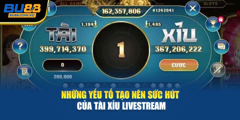 Những yếu tố tạo nên sức hút của Tài xỉu livestream
